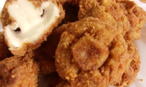 Rántott gomba jázmin rizs